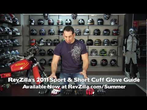 Motorcycle Sport & Short Cuff Glove Guide 2011 at RevZilla.com