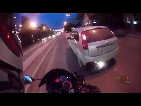 Aggressive Bikers Attack and get PayBack , road rage car revenge
