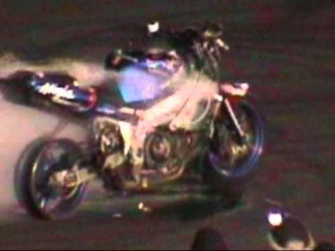 Burnouts on the rim then blowing up the motor. How to kill a Kawasaki (Ninja)