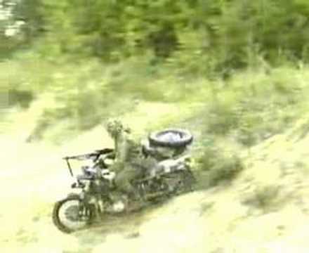 Ural Sidecar Motorcycle Military Demo