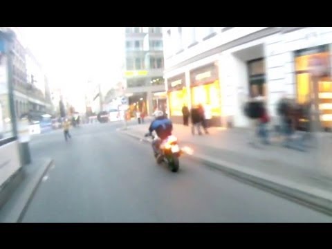 Berlin Bikes - Motorcycle Exhaust Backfire Prank
