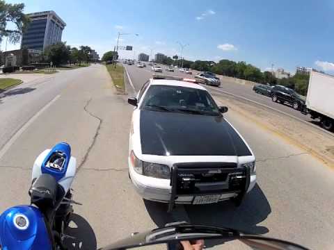 Biker alleges Dallas Sheriff Deputy made up charge to seize video evidence (RAW)