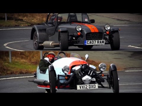 Morgan Three Wheeler and Caterham Seven: Brilliant British Flyweights - CHRIS HARRIS ON CARS