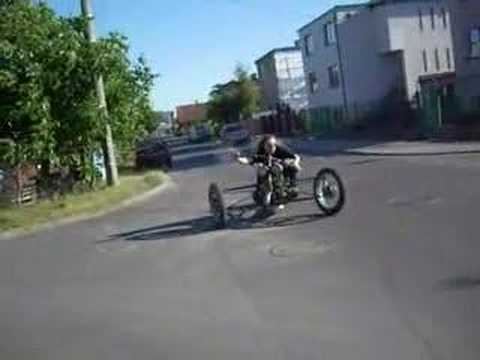 Road Warrior Trike Palenie Gumy Trajką cz1