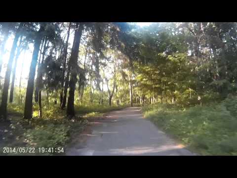 SJ4000 action cam test. Mounted on bike handlebar