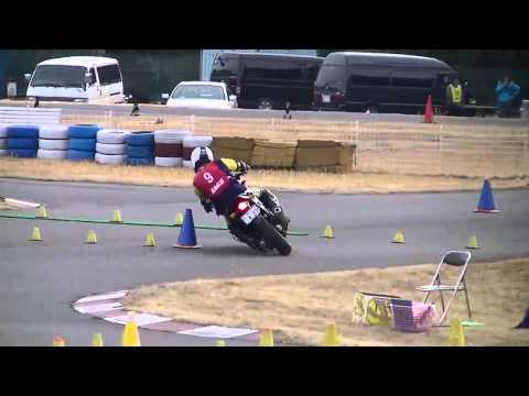 2012.01.06 moto gymkhana JAGE sakuta NC700 2ヒート