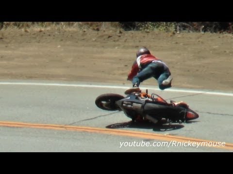 Loose Chain Highside Crash