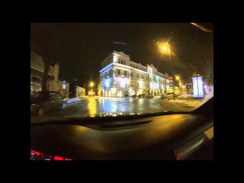 Vilnius by night TEST | GoPro Hero3 Black Edition