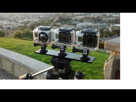 GoPro HD Hero3 Black vs. Silver vs. Hero2 Visual Comparison