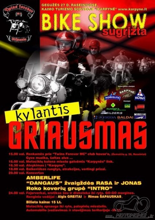 Kylantis Griausmas Raseiniai