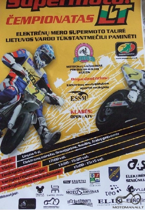 SUPERMOTO ČEMPIONATAS LT 09-07-06