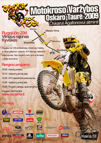 Motokroso varžybos Oskarui Agafonovui atminti