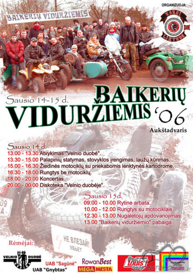 Baikerių Viduržiemis 2006 (Aukštadvaryje, Sausio 14-15 d.)