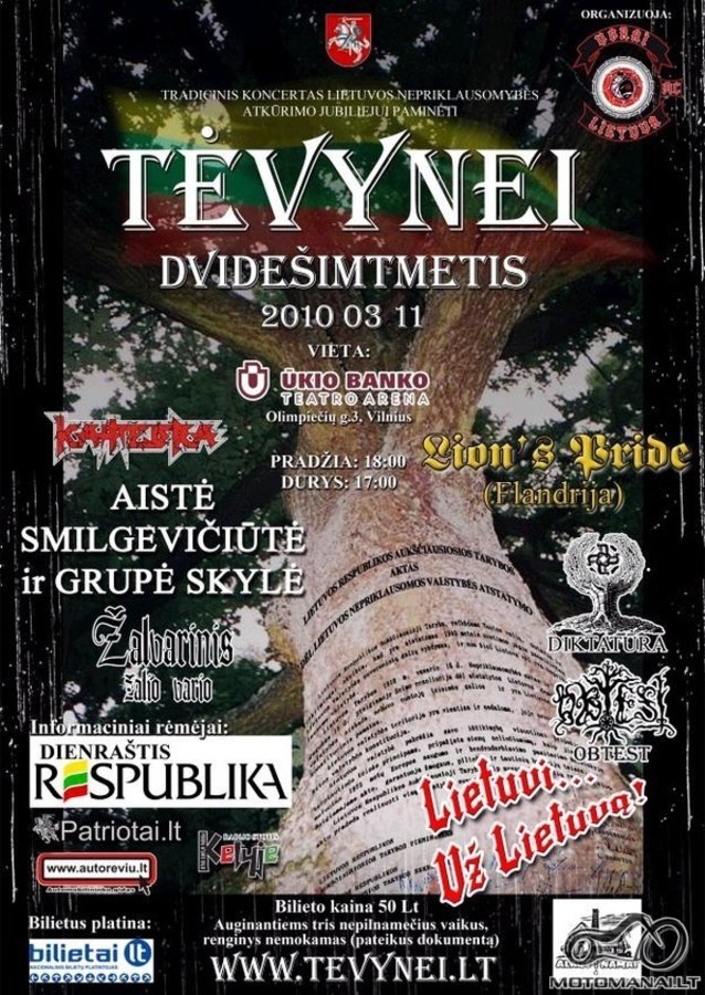 Tėvynei - dvidešimtmetis