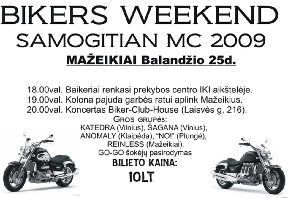 Žemaitijos sezono atidarymas. Samogitian MC