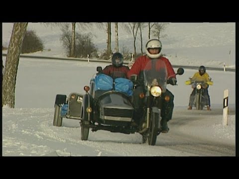 Sidecar tour in the bavarian forest