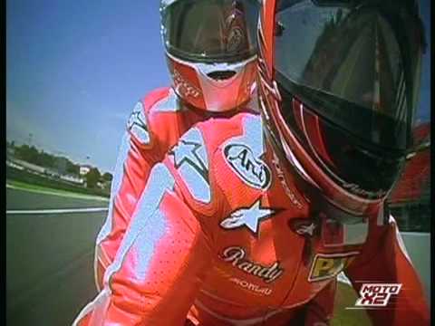 On bike with Randy Mamola Moto GP Montmelo  junio 2 009