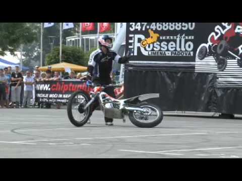 Street Bike Stunt Demo in Eastern Europe